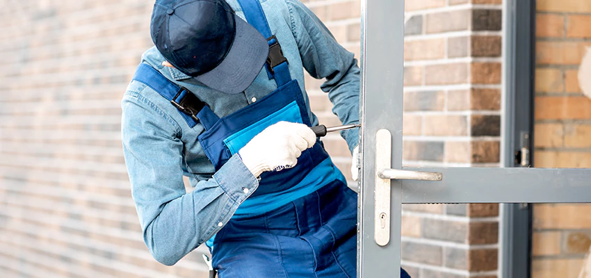 Pivot Storefront Door Locks Installation in Duarte, California